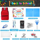 126 Pcs 2026 Middle High School Supplies Kit With Backpack For Student 6-12 Grad