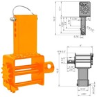 Pack Heavy-duty Trailer Stake Pocket Winch With D-ring  Portable Flatbed Tie 4