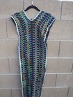Wodaabe Multi-colored Embroidered Dance Tunic W cowrie Shell Bottom