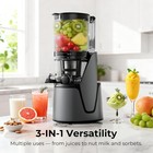 Eanoruus Juicer Machines  3-in-1 Cold Press Juicer With 6 5  Extra Large Chute