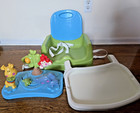 Fisher Price Healthy Care Booster Seat 3 Piece Tray W  Cover Baby Feeding Chair