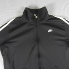 Nike Jacket Youth Xl Black Dri Fit Full Zip Training Warmup Track Mock Neck