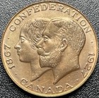 Canada Confederation Medal Token 1867   1927 Bronze Commemorative Uncirculated