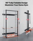 Vevor Folding Power Cage Wall-mounted Squat Rack Strength Training Workout Cage