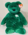 Nmt  Ty Beanie Buddy - Erin The Irish Bear 14  Mwnmt Plush Stuffed Animal Toy