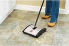Natural Sweep Carpet And Floor Sweeper With Dual Brush Rotating System