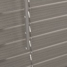  2  Cordless Faux Wood Horizontal Blinds  Rustic Gray  36x64