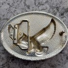 Eagle Belt Buckle New Men Gold Engraved Silver Metal Western Style  Cowboy Rodeo