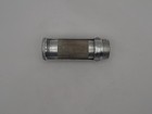 Vintage Waterproof Match Safe Keeper Holder Silver Tone Metal