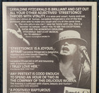 Street Songs 1979 Off-broadway Theater Window Card Poster 14 x22 