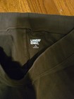 Lands  End Women Brown Sport Knit Straight Leg Pants