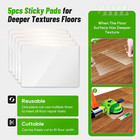 Heavy Duty Floor Gap Fixer Tool  Made Of Iron   Enhanced Suction Cup  With 5pcs