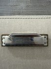 Hohner Blues Harp Bb Diatonic Harmonica Silver blue Plated W  Case