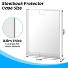 24 Pack Heavy Duty Steelbook Protector Cases For 4k Uhd  Blu-ray   Games - Cryst