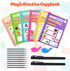 Magic Grooved Writing Practice For Kids reusable Grooved Handwriting Workbooks A