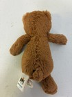 Jellycat Lot Of 3- Gray Bunny And  2  Small Bears Tan And Brown