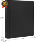 Toploader Binder  Holds 324 Toploaders  9 Pocket Top Loader