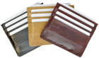 Eel Skin Leather Men Slim Thin Flat Light Credit Card Holder Case Sleeve Wallet