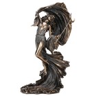 Nyx Statue  Greek Goddess Of Night  11 Inch Cold Cast Bronze Figurine