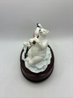 Vtg Coca-cola Polar Bear Heritage Collection Figurine  1994 Music Box  Works