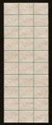 1942 Wx109 Winter Sleigh Ride Block strip Of 30 Us Christmas Seals Mint Ng Mng