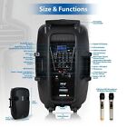 Pyle Portable Bluetooth Pa 15       Speaker System  1600 Watt  Rechargeable Battery