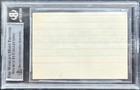 Lyman Bostock Jr Beckett Bas Signed Cut Index Card Autographed