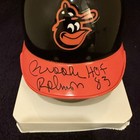 Brooks Robinson Signed Autographed Baltimore Orioles Mini Helmet  Hof 83 Riddell
