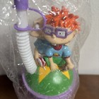 Vintage Rug Rats Cup Purpl With Tommy   Chuckie On Lid And Straw Zak Designs