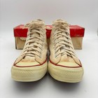 Vintage 80s Converse Chuck Taylor All Star High Sneakers Men s 11 White With Box