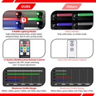 2x Laser Rgbw Led Whip Lights Whipless Antenna Remote For Polaris Can Am Atv Utv