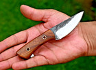 Custom Hand Made Hunting Skinning Knife - Hand Forged Carbon Steel 2857