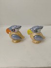 Vintage Lusterware Toucan Bird Salt   Pepper Shakers Set Japan Tropical 