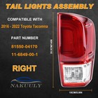 Tail Light Rear Lamp Compatible With 2016-2023 Toyota Tacoma Right Passenger Sid
