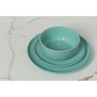 16 Piece Stoneware Dinnerware Set Modern Tableware Dishwasher Microwave Safe New