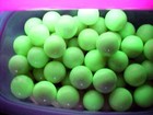 10 Marble King Burmese Glass Uv Reactive 5 8      Or- marbles  10 99
