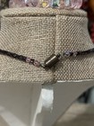 Children   s Pink Beaded Necklace   Earrings  Bracelet Set With Crystal Accents