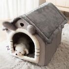 Quality Foldable Cat dog Bed House     Washable Soft Kennel Cushion Space For Pets