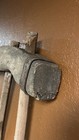 Antique Double Ox Yoke   Large Ox Yoke   Rustic Wood And Steel Double Ox Yoke  