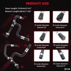 Engine Heater Hose Set Assembly Compatible With Chevy Buick Gmc Vehicle