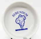 Michelin Man Bibendum Ashtray Pottery White Logo Aaccessory Tray No Box