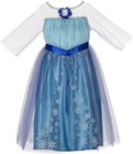 Disney Frozen Elsa Dress Girls Size S 4 6x Pretend Play Costume Jakks Pacific
