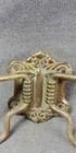 1890s Double Arm Wall Hall Tree Coat Hat Apron Umbrella Swing Hook Victorian