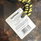 Vintage 1995 Applause Spider Bean Bag Plush Yellow Black Striped Stuffed Animal