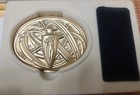Vintage Estee Lauder Golden Aquarius Lucidity Translucent Pressed Powder Compact
