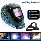 2pack True Color Solar Auto Darkening Welding Helmet Arc Tig Mig Grinding Hood