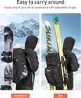 Ski Boot Bag For Men Women  55l-60l Ski Backpack For Ski Helmet  Snowboard Backp