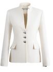 Sanoe Daisy Blanche Linen   Silk Jacket  845 Retail  With Carry Case Nwt Pick Sz