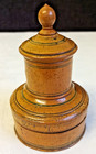 Very Rare Antique Treen Palmer Writing Ink And Pounce Box Circa 1700 To 1800