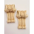 Wall Bracket Corbel Pair Vintage European Style Architectural Antique Shelf 2 Pc